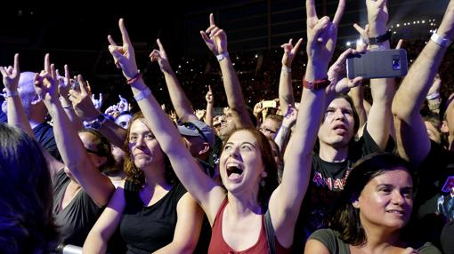 El público coreó todas las canciones de la banda