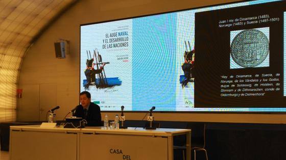 Javier López Martín, historiador, explica la Historia del Engelen, el primer viaje de Carlos V a España en 1517