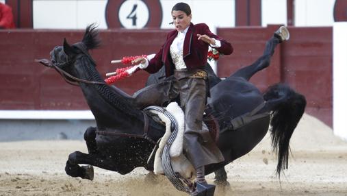 Lea Vicens sufrió una aparatosa caída