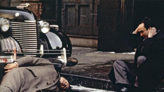 Marlon Brandoy John Cazale en «El Padrino»