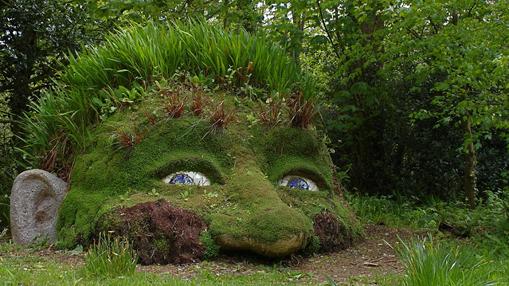 The Giant´s Head (cabeza del gigante) en «The Lost Gardens of Heligan»
