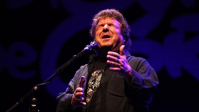 Enrique Morente, durante un actuación en Córdoba