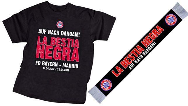 El Bayern vende una camiseta como «bestia negra» del Madrid