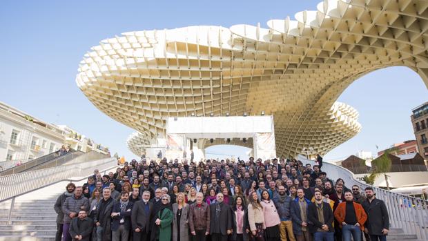 Foto de grupo de los nominados