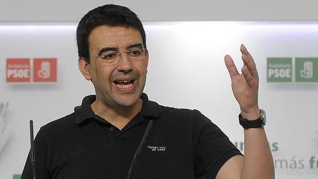 El portavoz del PSOE andaluz, Mario Jiménez