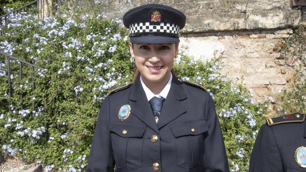 Victoria Arjona, en el acto de la Policía Local de Córdoba