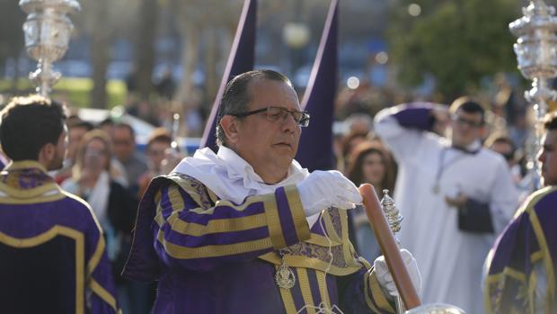 Acólitos de la hermandad de la Santa Faz de Córdoba