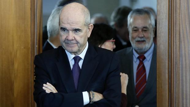 Chaves y Griñán, durante el juicio del caso ERE