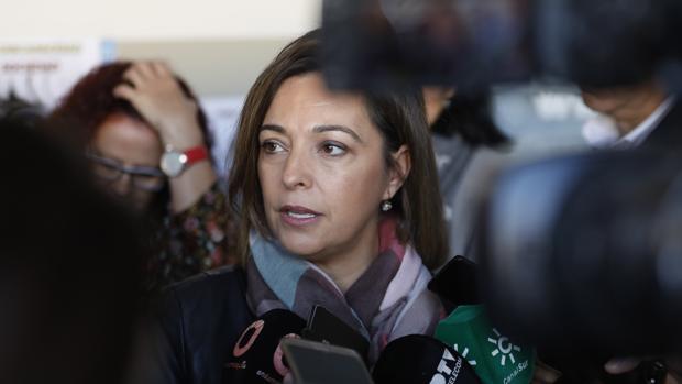 La alcaldesa de Córdoba, en una rueda de prensa