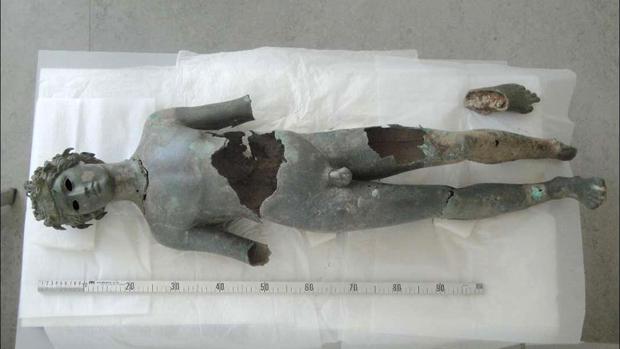 El Efebo Dionisíaco, el más pequeño de los dos encontrados en Pedro Abad