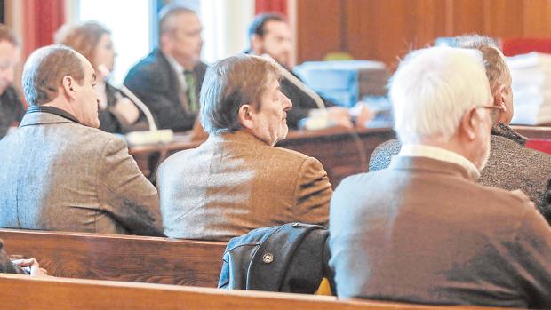 Juan Márquez, Francisco Javier Guerrero y Javier Aguado, tres de los cinco acusados en el caso Umax