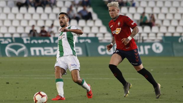 Moyano, en el partido del viernes