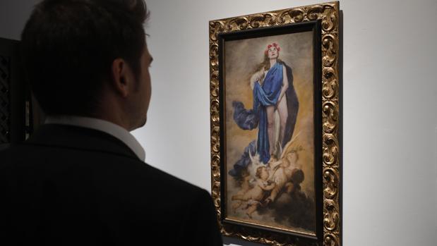 El cuadro de la polémica, expuesto en la Diputación de Córdoba