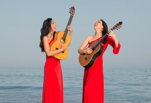 Marta Robles y Ekaterina Záytseva, componentes de Dúo del Mar