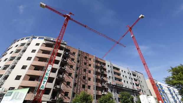 Bloque de viviendas nuevas promovidas en la zona de Poniente de Córdoba