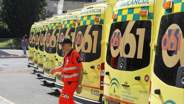 Ambulancias del 061 en Córdoba