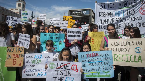 Protesta por el medio ambiente