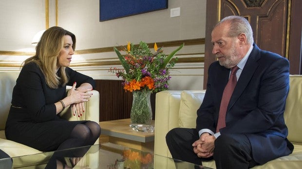Susana Díaz con Fernando Rodríguez Villalobos