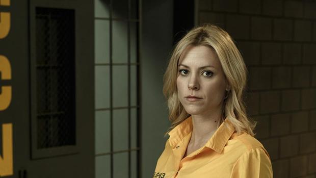 Maggie Civantos en el rodaje de «Vis a vis»