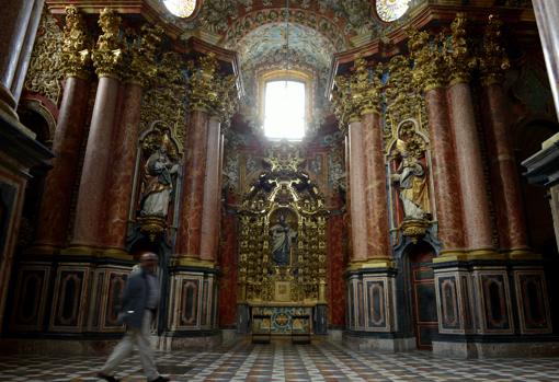 Sagrario del Paular de Rascafría, en la Sierra del Guadarrama