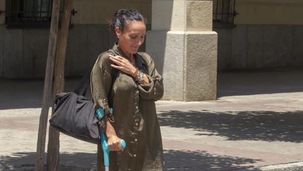 María Núñez Bolaños, tras su reincorporación al juzgado