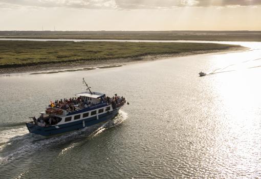 Canoa de regreso a Punta Umbría