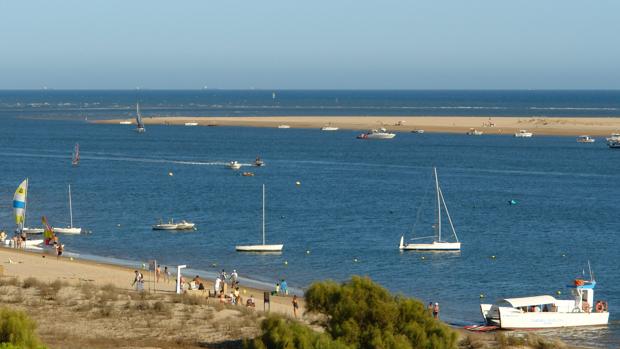 Vista de la Flecha o Nueva Umbría de Huelva