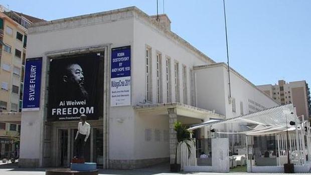 El CAC de Málaga durante la exposición de Ai Weiwei