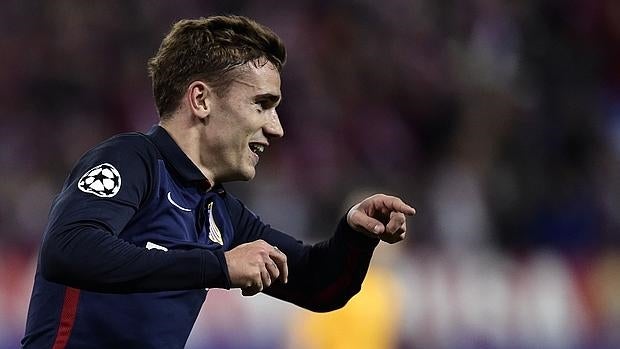 Grieszmann celebra el segundo gol del Atlético