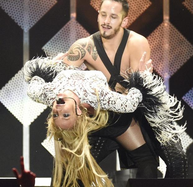 Britney Spears, durante un concierto en el Staples Center de Los Ángeles el pasado 2 de diciembre