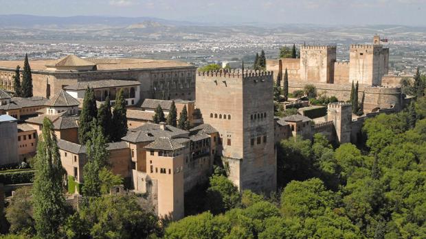 Panorámica de la Alhambra de Granada