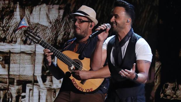 Luis Fonsi, durante los premios Grammy Latino