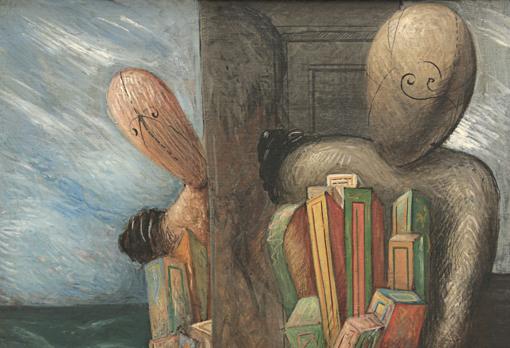 «La confusión del taumaturgo» (1926), de Giorgio de Chirico. Detalle