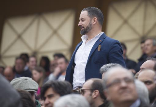 Santiago Abascal recibió el brindis de Morante en el cuarto