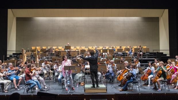 La ROSS durante un ensayo