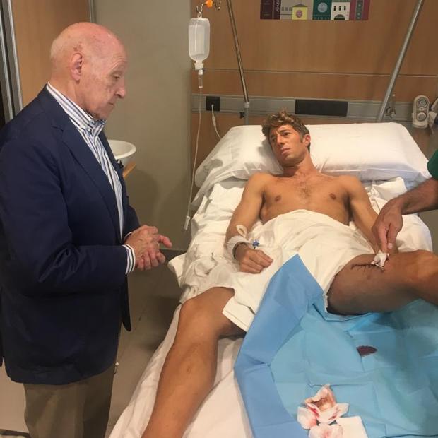 El doctor Máximo García Padrós ha visitado esta mañana al torero
