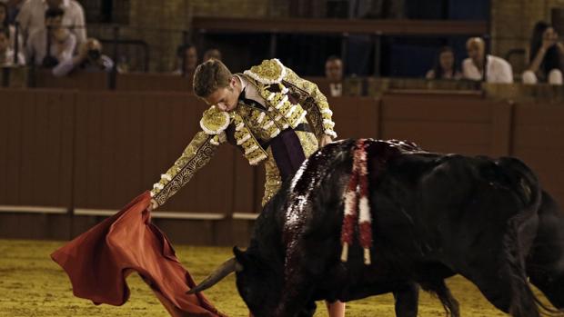 Calerito regresó ayer a Sevilla y logró dar una vuelta al ruedo