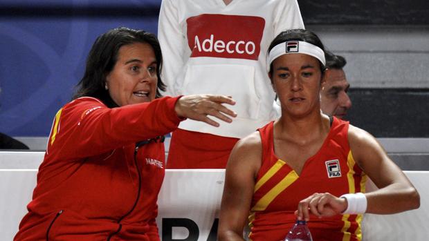 Conchita Martínez y Silvia Soler