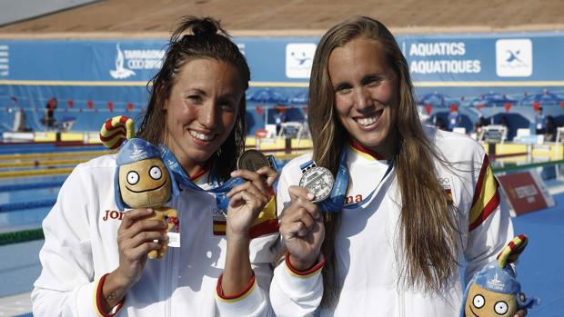 Vall y García, durante los pasados Juegos del Mediterráneo
