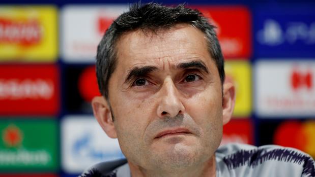 Valverde, durante la rueda de prensa previa al partido frente al Liverpool