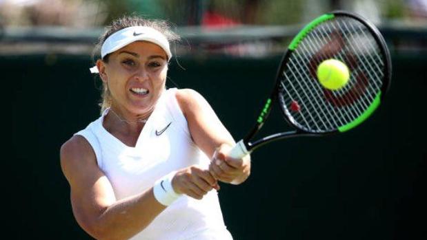 Paula Badosa, durante el último Wimbledon