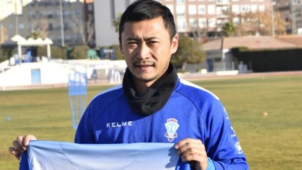 Leilei Gao, durante su estancia en el Jumilla