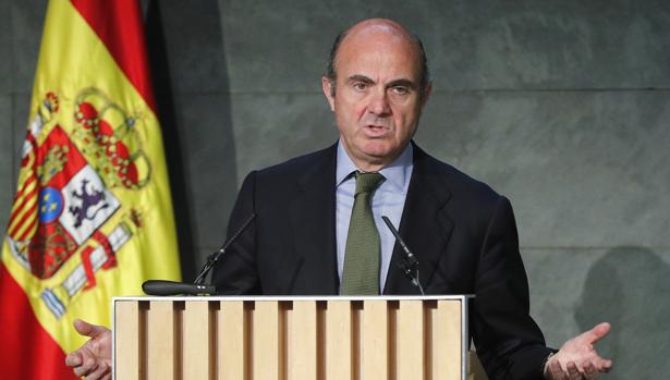 Luis De Guindos, ministro de Economía en funciones