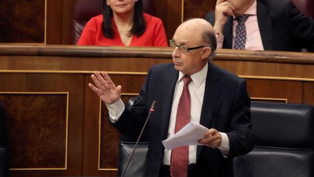 El ministro de Hacienda, Cristóbal Montoro