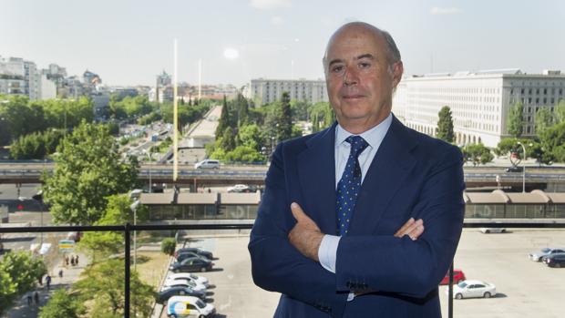 Santiago Aguirre, presidente del consejo de administración de Savills Aguirre Newman, en la nueva sede en La Castellana