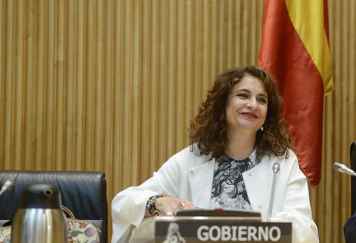 La ministra de Hacienda en el Congreso de los Diputados