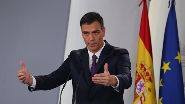 El presidente del Gobierno, Pedro Sánchez