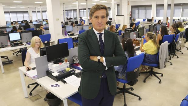 Ignacio Rufo, presidente y CEO de Servinform, en las oficinas centrales de Sevilla
