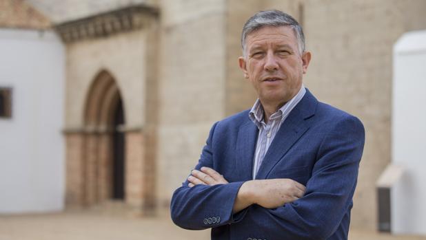 Carmelo Romero, en el monasterio de la Rábida