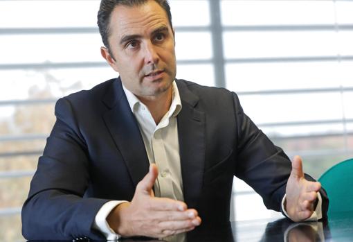 Hervé Falciani, durante la entrevista con ABC en la Universidad Politécnica de Valencia (UPV)